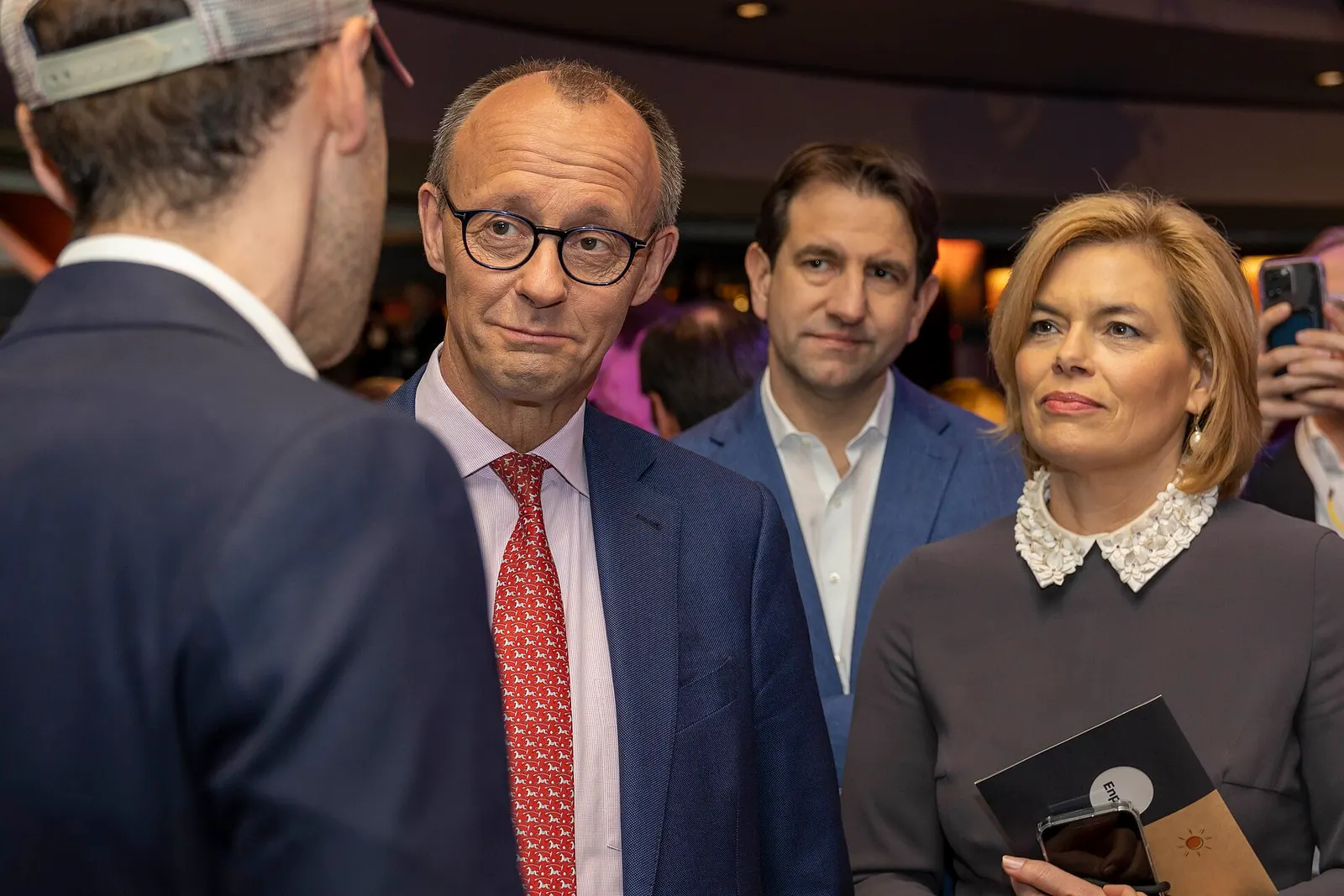 Friedrich Merz, Julia Klöckner; CDU ZUKUNFTSKONGRESS am 27.04.2023 in Berlin (Tempodrom), Deutschland