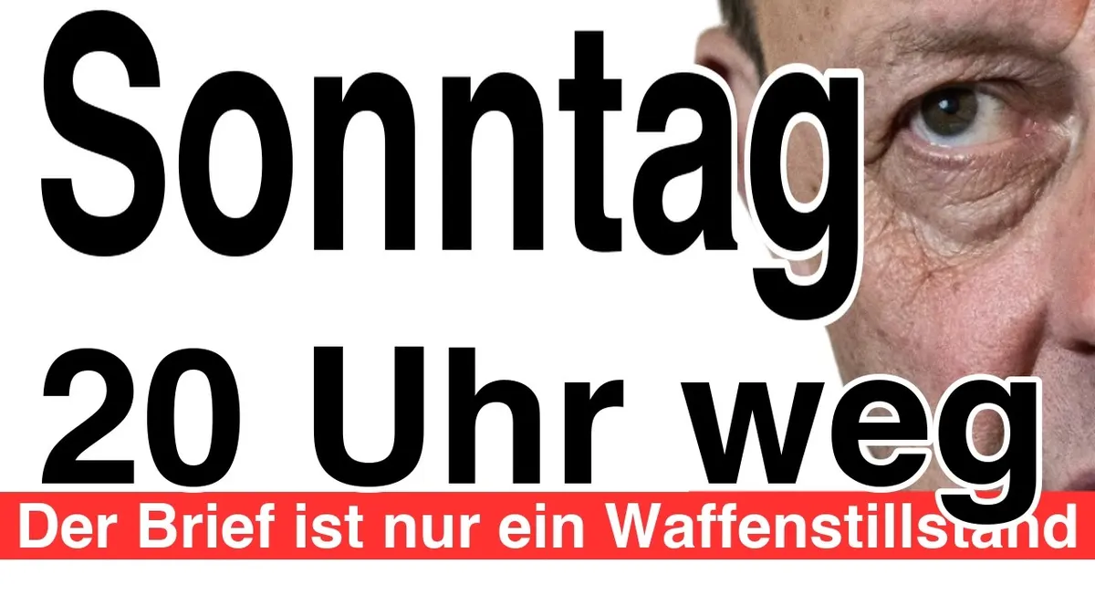 Standbild aus dem Video: Acht Ministerpräsidenten schreiben einen Brief, der keine einzige Frage beantwortet